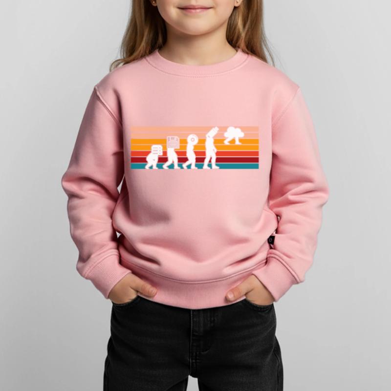 Evolution Of Man Coding Software Developer Program Kinder Premium Organic Sweatshirt