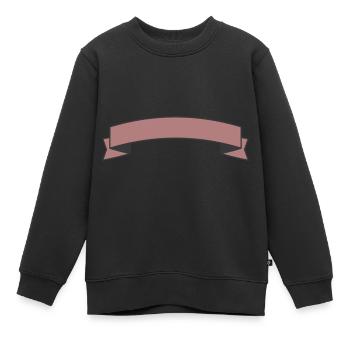 Banner - Kinder Premium Organic Sweatshirt - Schwarz - Vorne - AI Model Kid Female (0cm)