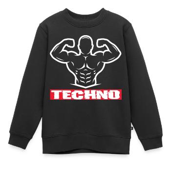 Festival - Kinder Premium Organic Sweatshirt - Schwarz - Vorne - AI Model Kid Female (0cm)