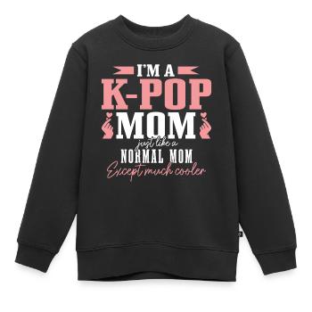 K-Pop-Fan Geschenk Koreanische Popmusik - Kinder Premium Organic Sweatshirt - Schwarz - Vorne - AI Model Kid Female (0cm)