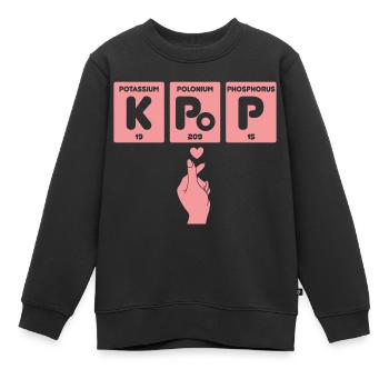 K-Pop-Fan Geschenk Koreanische Popmusik - Kinder Premium Organic Sweatshirt - Schwarz - Vorne - AI Model Kid Female (0cm)