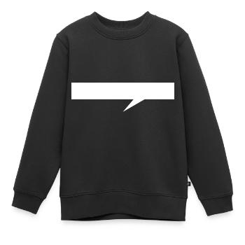 Sprechblase - Kinder Premium Organic Sweatshirt - Schwarz - Vorne - AI Model Kid Female (0cm)