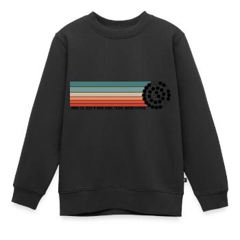 Lune, Mars et l’exploration spatiale - SpaceShip - Sweat Premium enfant bio - noir - Devant - AI Model Kid Female (0cm)