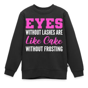 Kein Zuckerguss Maskenbildner Geschenk - Kinder Premium Organic Sweatshirt - Schwarz - Vorne - AI Model Kid Female (0cm)