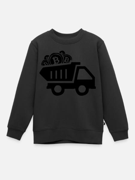 Bitcoin interest - Kids Premium Organic Sweatshirt - black