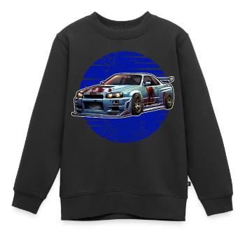 Jdm Halloween edition / Tuning Mechanic Costume - Kids Premium Organic Sweatshirt - black - Front - AI Model Kid Female (0cm)