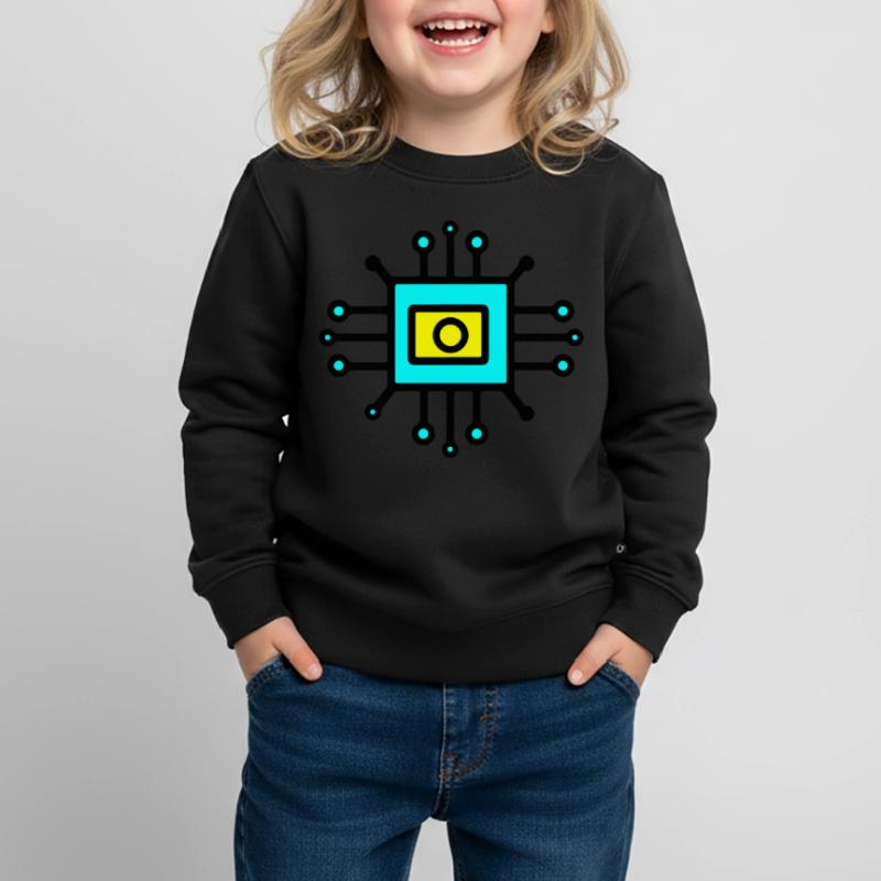Chip Digital Computer Sensor Kinder Premium Organic Sweatshirt
