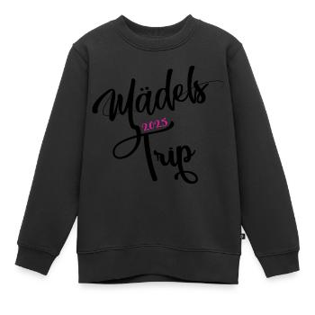 Girls' Trip 2025 Girls Trip Girls' Tour Girls' Trip - Kids Premium Organic Sweatshirt - black - Front - AI Model Kid Female (0cm)