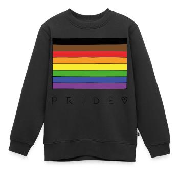 Alternative Lgbt Flagge Pride - Kinder Premium Organic Sweatshirt - Schwarz - Vorne - AI Model Kid Female (0cm)