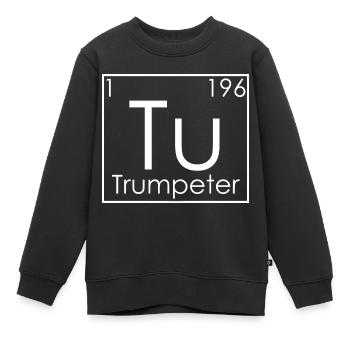 Trompete Periodische Elemente Trompetenspieler - Kinder Premium Organic Sweatshirt - Schwarz - Vorne - AI Model Kid Female (0cm)