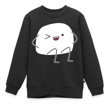 Pierre ciseaux papier - Sweat Premium enfant bio - noir - Devant - AI Model Kid Female (0cm)