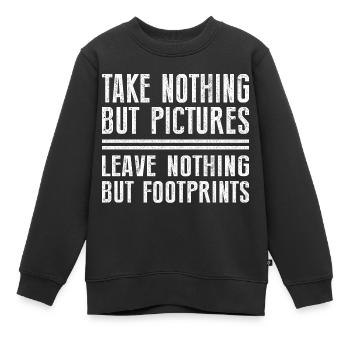 Urbexer Lost Place Urban Exploring Urbexing - Kinder Premium Organic Sweatshirt - Schwarz - Vorne - AI Model Kid Female (0cm)