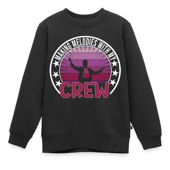 Festival - Kinder Premium Organic Sweatshirt - Schwarz - Vorne - AI Model Kid Female (0cm)