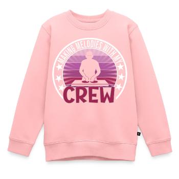 Fête - Sweat Premium enfant bio - rose - Devant - AI Model Kid Female (0cm)