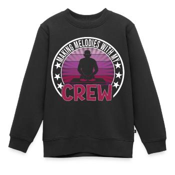 Festival - Kinder Premium Organic Sweatshirt - Schwarz - Vorne - AI Model Kid Female (0cm)