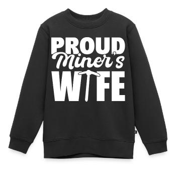 Kohle abbauen Goldwäscher Kumpel - Kinder Premium Organic Sweatshirt - Schwarz - Vorne - AI Model Kid Female (0cm)