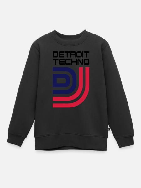 DJ__V010 - Kinder Premium Organic Sweatshirt - Schwarz