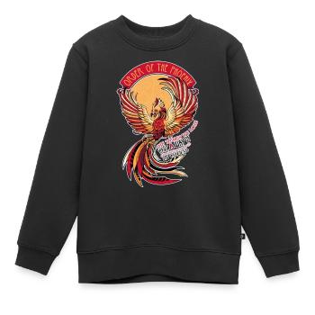 Harry Potter Phönix Fawkes - Kinder Premium Organic Sweatshirt - Schwarz - Vorne - AI Model Kid Female (0cm)