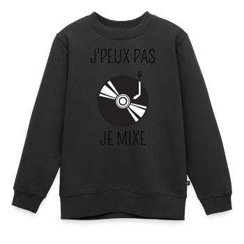 Ich kann nicht. - Kinder Premium Organic Sweatshirt - Schwarz - Vorne - AI Model Kid Female (0cm)