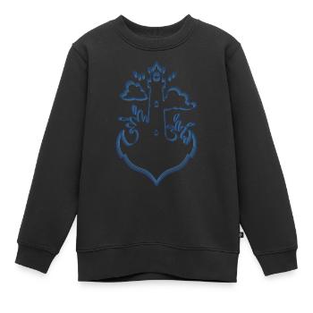PHARE DE LA MER DU NORD MER BALTIQUE - Sweat Premium enfant bio - noir - Devant - AI Model Kid Female (0cm)