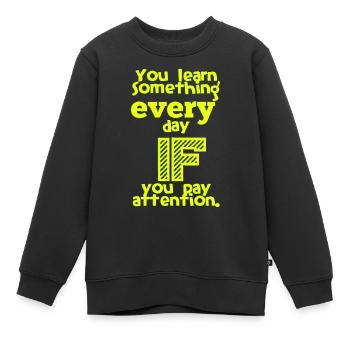 Abschlussfeier 2024 Abiturfeier - Kinder Premium Organic Sweatshirt - Schwarz - Vorne - AI Model Kid Female (0cm)
