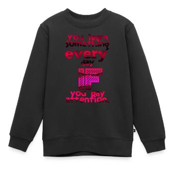 Abschlussfeier 2024 Abiturfeier - Kinder Premium Organic Sweatshirt - Schwarz - Vorne - AI Model Kid Female (0cm)