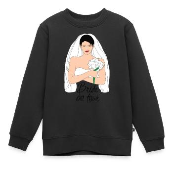 bride on tour schwarz 2 - Kinder Premium Organic Sweatshirt - Schwarz - Vorne - AI Model Kid Female (0cm)