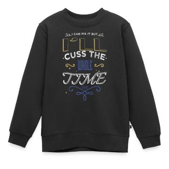 Cadeau de mécanicien de compagnie aérienne idée de cadeau génial - Sweat Premium enfant bio - noir - Devant - AI Model Kid Female (0cm)