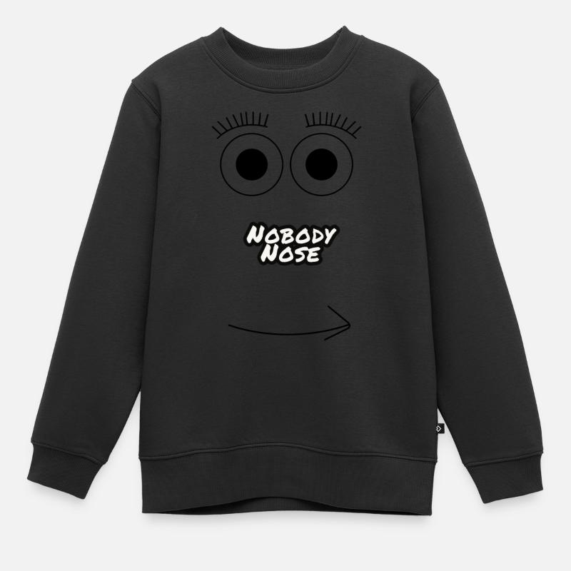 Visage rieur - Sweat Premium enfant bio - noir