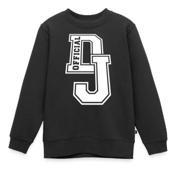 Cool Official DJ Club Musik Party Stempel Graffiti - Kinder Premium Organic Sweatshirt - Schwarz - Vorne - AI Model Kid Female (0cm)