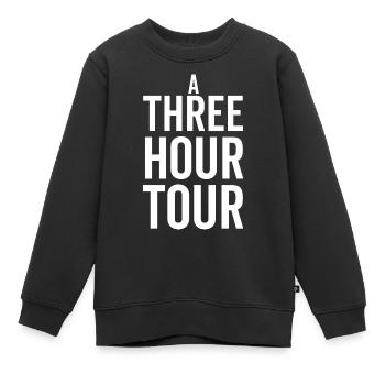 Eine dreistündige Tour - Kinder Premium Organic Sweatshirt - Schwarz - Vorne - AI Model Kid Female (0cm)