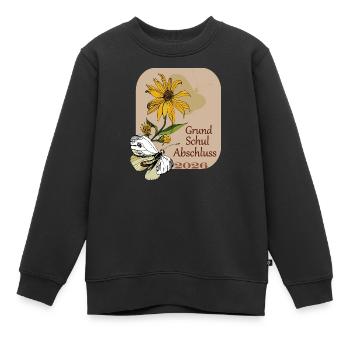  Schulabschluss 2026 - Kinder Premium Organic Sweatshirt - Schwarz - Vorne - AI Model Kid Female (0cm)