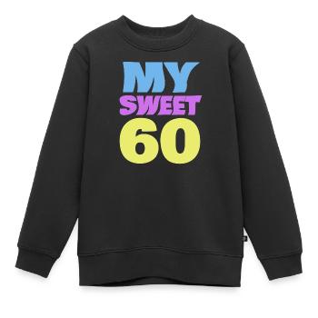 Sweet 60 - Sweat Premium enfant bio - noir - Devant - AI Model Kid Female (0cm)
