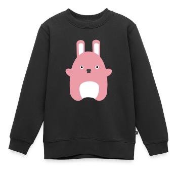 Peluche Mignon Mignon Mignon - Sweat Premium enfant bio - noir - Devant - AI Model Kid Female (0cm)