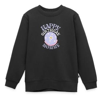 Happy birthday mommy - Kinder Premium Organic Sweatshirt - Schwarz - Vorne - AI Model Kid Female (0cm)