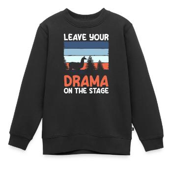 Theater Schauspiel Regie Broadway - Kinder Premium Organic Sweatshirt - Schwarz - Vorne - AI Model Kid Female (0cm)