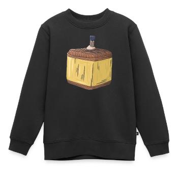 Kubischer Kanonenschlag Böller Feuerwerk Knaller - Kinder Premium Organic Sweatshirt - Schwarz - Vorne - AI Model Kid Female (0cm)