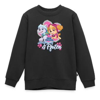 Paw Patrol Skye & Everest Helfer Auf 4 Pfoten - Kinder Premium Organic Sweatshirt - Schwarz - Vorne - AI Model Kid Female (0cm)
