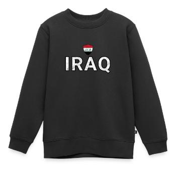 Irak - Kinder Premium Organic Sweatshirt - Schwarz - Vorne - AI Model Kid Female (0cm)