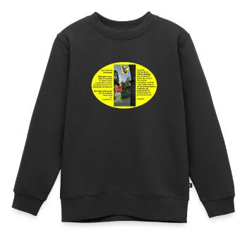 Gebet des Exorzismus - Kinder Premium Organic Sweatshirt - Schwarz - Vorne - AI Model Kid Female (0cm)