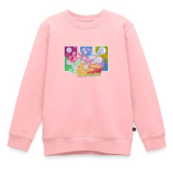 Récifs coralliens, récifs colorés, environnement - Sweat Premium enfant bio - rose - Devant - AI Model Kid Female (0cm)
