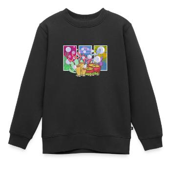 Récifs coralliens, récifs colorés, environnement - Sweat Premium enfant bio - noir - Devant - AI Model Kid Female (0cm)