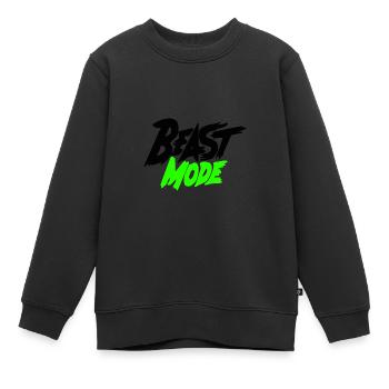 Beast Mode Training - Kinder Premium Organic Sweatshirt - Schwarz - Vorne - AI Model Kid Female (0cm)