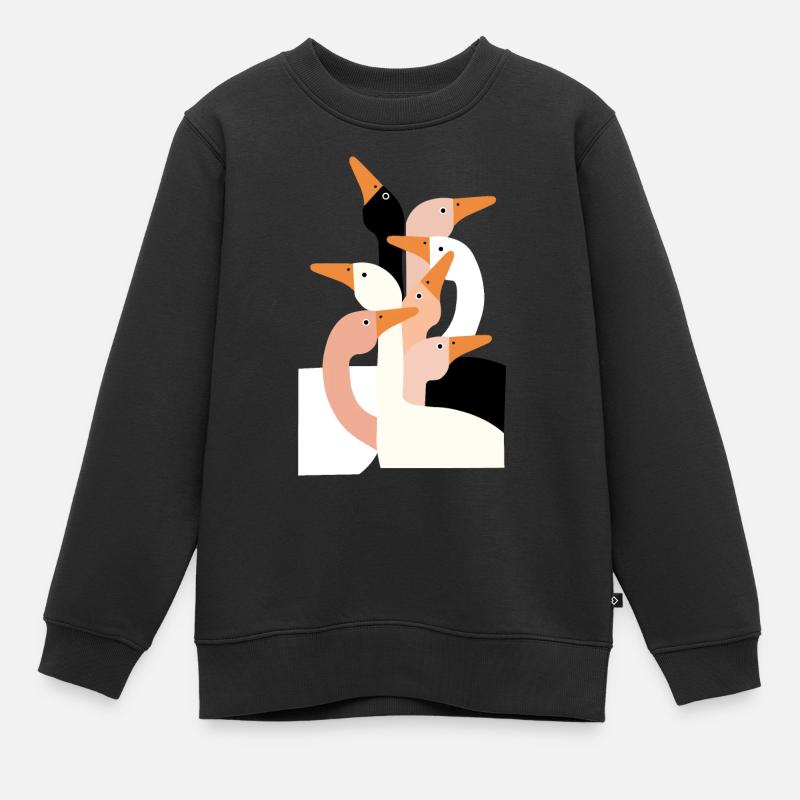 Les épaulards - Sweat Premium enfant bio - noir