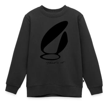 Easter Bunny, Happy Easter - Kids Premium Organic Sweatshirt - black - Front - AI Model Kid Female (0cm)