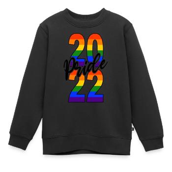 Gay Pride 2022 LGBTIQ Queer Demonstration - Kinder Premium Organic Sweatshirt - Schwarz - Vorne - AI Model Kid Female (0cm)