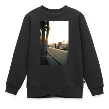 Bangkok - Sweat Premium enfant bio - noir - Devant - AI Model Kid Female (0cm)