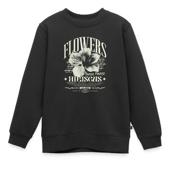Fleur d’hibiscus Fleur d’hibiscus - Sweat Premium enfant bio - noir - Devant - AI Model Kid Female (0cm)