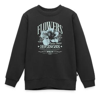 Fleur d’hibiscus Fleur d’hibiscus - Sweat Premium enfant bio - noir - Devant - AI Model Kid Female (0cm)