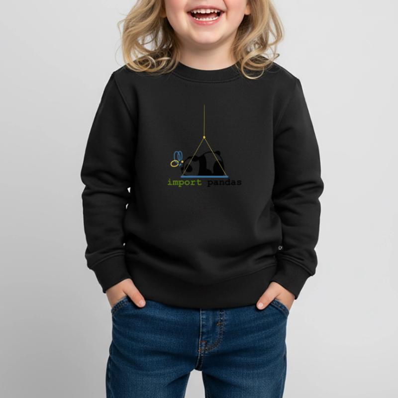 Python-Witze Pandas importieren Programmierung Kinder Premium Organic Sweatshirt